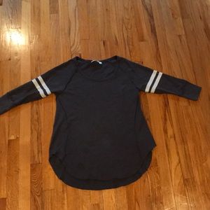 Grey thermal 3/4 sleeve